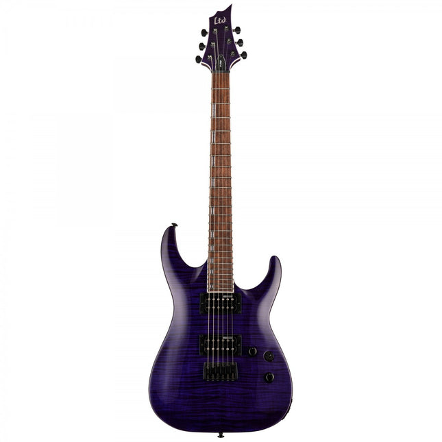 ESP LTD H-200 FM See Thru Purple Electric Guitar 