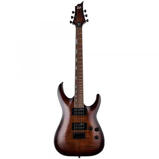 ESP LTD H-200FM Dark Brown Sunburst Electric Guitar 