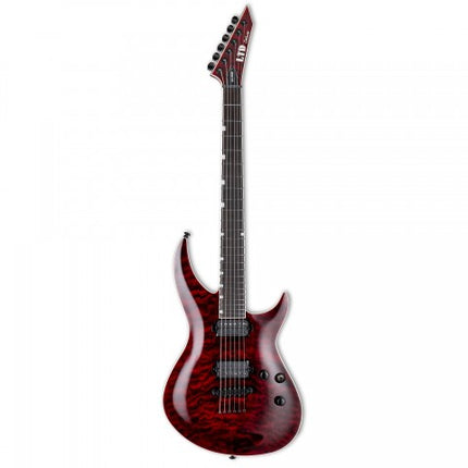 ESP LTD H-3 1000 QM See Thru Black Cherry Electric Guitar 