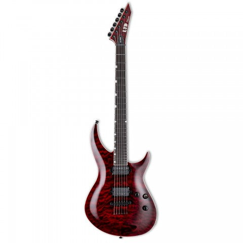 ESP LTD H-3 1000 QM See Thru Black Cherry Electric Guitar 