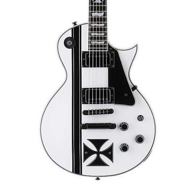 ESP LTD James Hetfield Signature Iron Cross Snow White Electric Guitar 