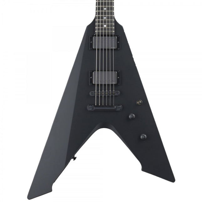 ESP LTD James Hetfield Signature Vulture Black Satin Electric Guitar 