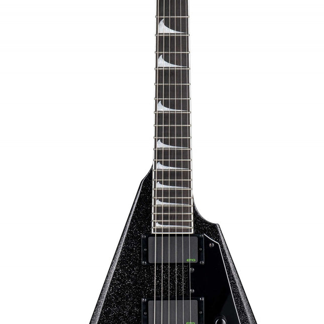 ESP LTD Kirk Hammett Signature KH-V Black Sparkle Electric Guitar 