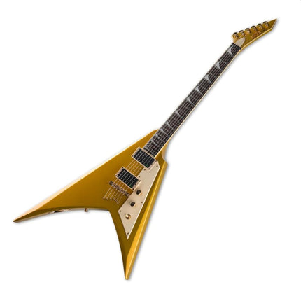 Esp Ltd Kirk Hammett Signature KH-V Metallic Gold Electric Guitar 
