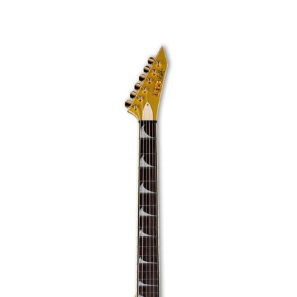 Esp Ltd Kirk Hammett Signature KH-V Metallic Gold Electric Guitar 