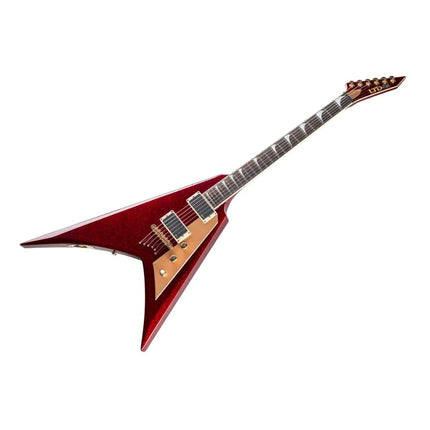 ESP LTD Kirk Hammett Signature KH-V Red Sparkle Electric Guitar 