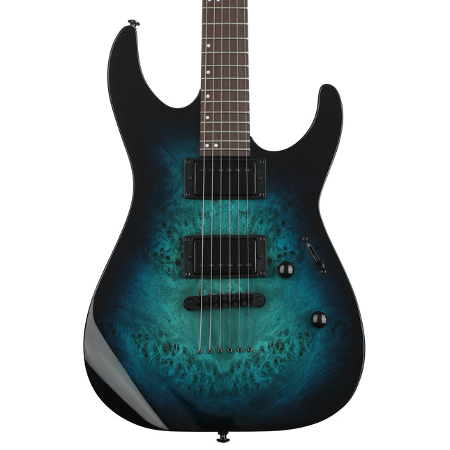 ESP LTD M-200DX NT Blue Burst Electric Guitar 