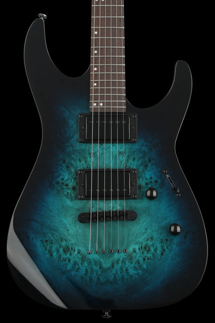 ESP LTD M-200DX NT Blue Burst Electric Guitar 