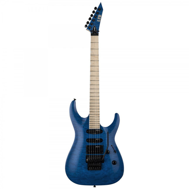 ESP LTD MH-203QM See Thru Blue Electric Guitar 