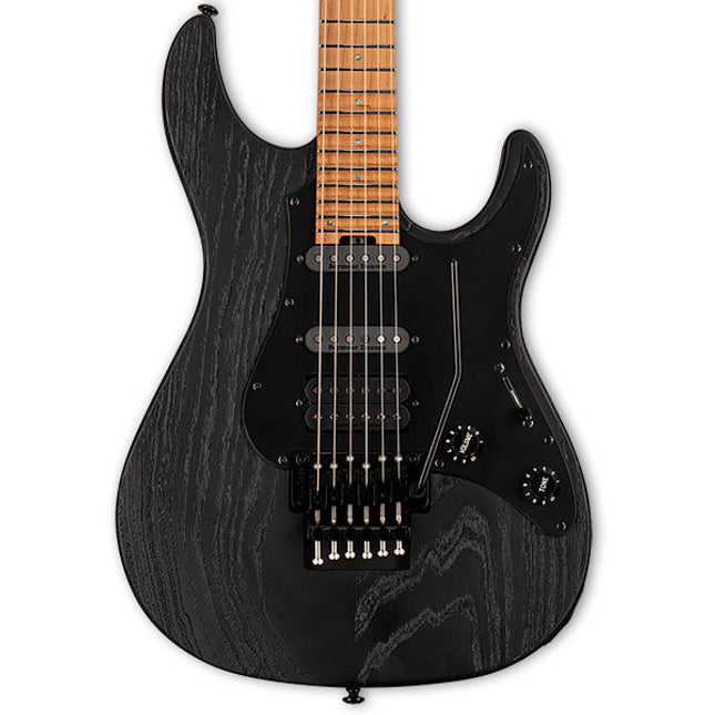 ESP LTD SN-1000 FR Black Blast Roasted Maple Electric Guitar 