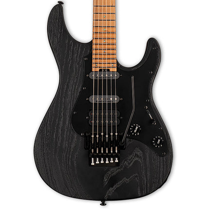 ESP LTD SN-1000 FR Black Blast Roasted Maple Electric Guitar 