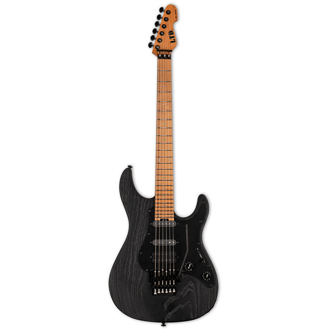 ESP LTD SN-1000 FR Black Blast Roasted Maple Electric Guitar 