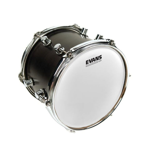 EVANS B08UV1 8" DERİ TOM VE TRAMPET KUMLU BEYAZ TEK KAT