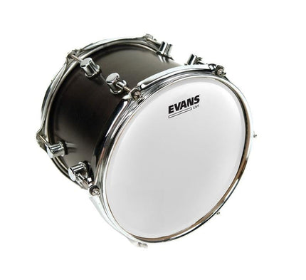 EVANS B08UV1 8" DERİ TOM VE TRAMPET KUMLU BEYAZ TEK KAT