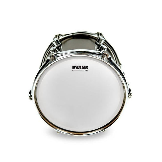 EVANS B08UV1 8" DERİ TOM VE TRAMPET KUMLU BEYAZ TEK KAT