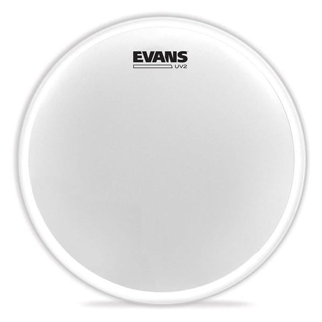EVANS B08UV2 8" DERİ TOM VE TRAMPET KUMLU BEYAZ ÇİFT KAT