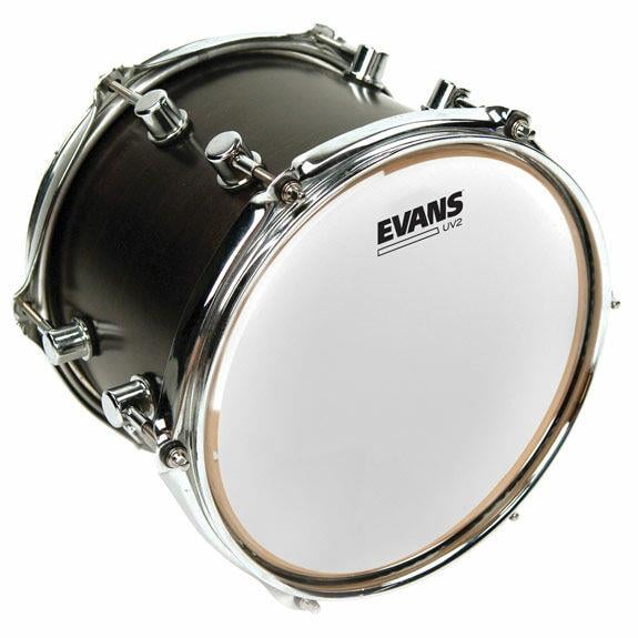 EVANS B08UV2 8" DERİ TOM VE TRAMPET KUMLU BEYAZ ÇİFT KAT