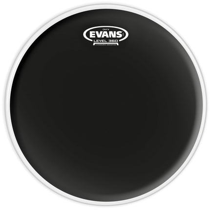 EVANS B10ONX2 10" DERİ TOM KUMLU SİYAH ÇİFT KAT (15 MİL)