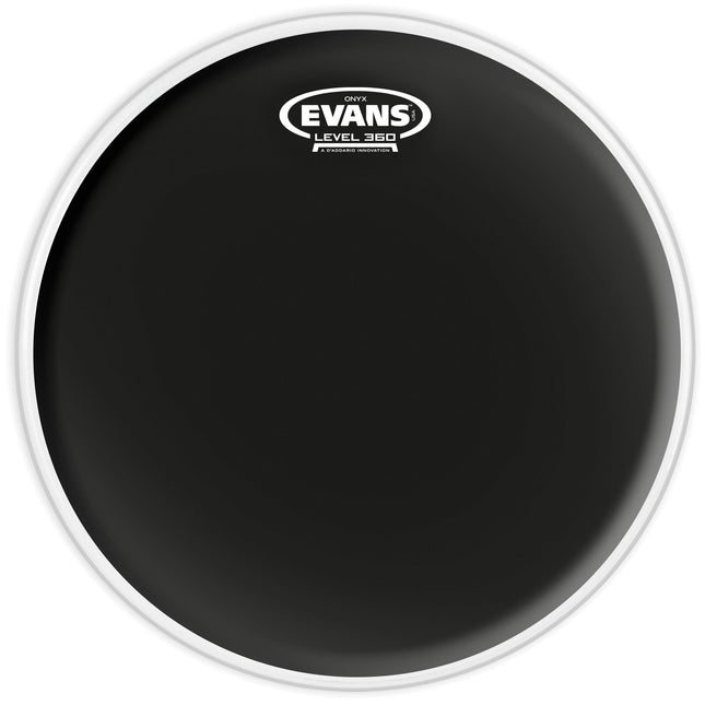 EVANS B10ONX2 10" DERİ TOM KUMLU SİYAH ÇİFT KAT (15 MİL)