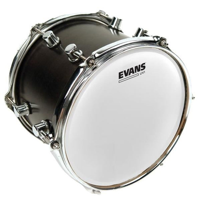 EVANS B10UV1 10" DERİ TOM VE TRAMPET KUMLU BEYAZ TEK KAT