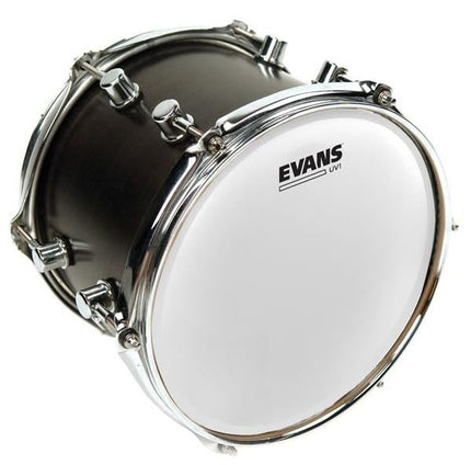 EVANS B10UV1 10" DERİ TOM VE TRAMPET KUMLU BEYAZ TEK KAT