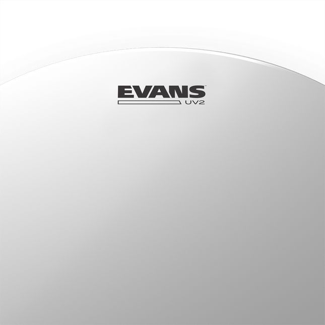 EVANS B14UV2-B 14" DERİ TOM VE TRAMPET KUMLU BEYAZ ÇİFT KAT