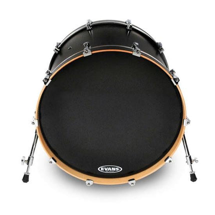 EVANS BD16RB-NP 16" DERİ RESONANT KİCK SİYAH ÖN RİNGLİ DELİKSİZ