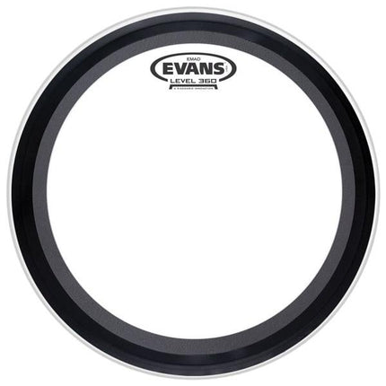 EVANS BD20EMAD 20" DERİ KİCK CLEAR SÜNGERLİ TEK KAT (10 MİL)