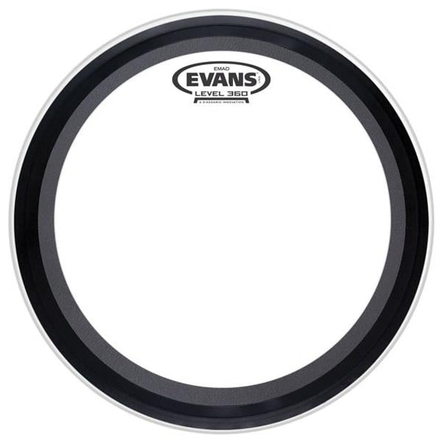 EVANS BD20EMAD 20" DERİ KİCK CLEAR SÜNGERLİ TEK KAT (10 MİL)