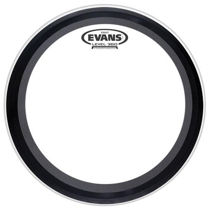 EVANS BD20EMAD 20" DERİ KİCK CLEAR SÜNGERLİ TEK KAT (10 MİL)