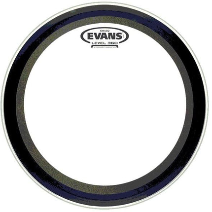 EVANS BD20EMAD2 20" DERİ KİCK CLEAR SÜNGERLİ ÇİFT KAT (17 MİL)