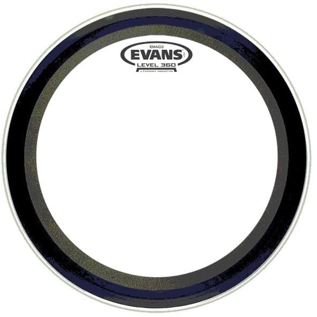 EVANS BD20EMAD2 20" DERİ KİCK CLEAR SÜNGERLİ ÇİFT KAT (17 MİL)