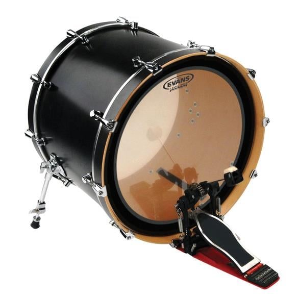 EVANS BD20EMAD2 20" DERİ KİCK CLEAR SÜNGERLİ ÇİFT KAT (17 MİL)