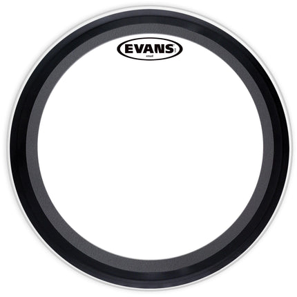 EVANS BD20EMADCW 20" DERİ KİCK KUMLU BEYAZ SÜNGERLİ TEK KAT (10 MİL)