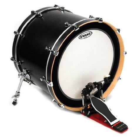 EVANS BD20EMADCW 20" DERİ KİCK KUMLU BEYAZ SÜNGERLİ TEK KAT (10 MİL)