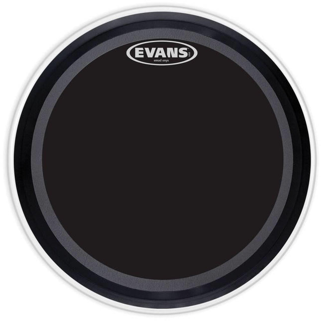 EVANS BD20EMADONX 20" DERİ KİCK KUMLU SİYAH SÜNGERLİ TEK KAT