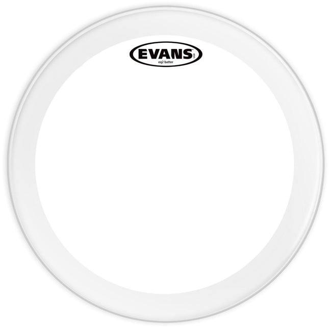 EVANS BD20GB2 20" DERİ KİCK CLEAR RİNGLİ-DELİKLİ ÇİFT KAT (16 MİL)