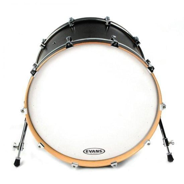 EVANS BD20RACW 20" DERİ RESONANT KUMLU BEYAZ KİCK ÖN RİNGLİ DELİKSİZ
