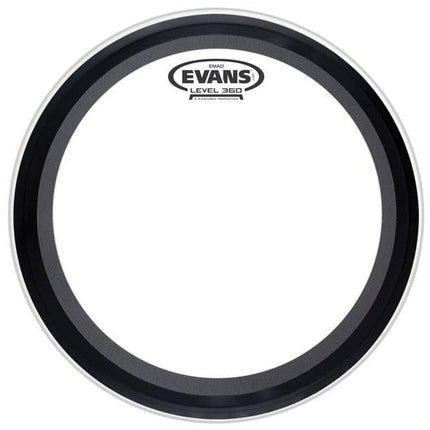 EVANS BD22EMAD2 22" DERİ KİCK CLEAR SÜNGERLİ ÇİFT KAT (17 MİL)