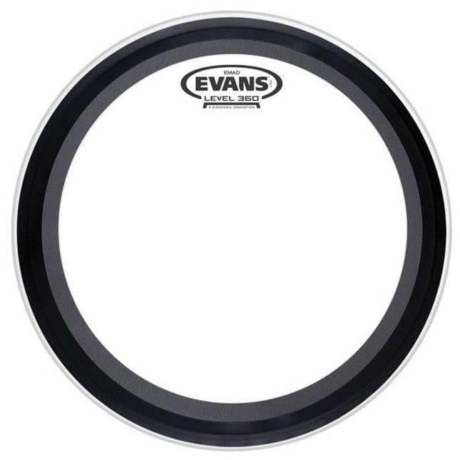 EVANS BD22EMAD2 22" DERİ KİCK CLEAR SÜNGERLİ ÇİFT KAT (17 MİL)