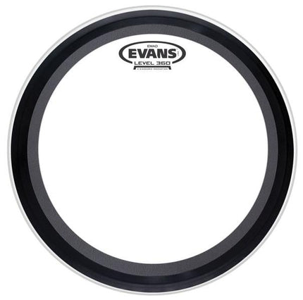 EVANS BD22EMAD2 22" DERİ KİCK CLEAR SÜNGERLİ ÇİFT KAT (17 MİL)