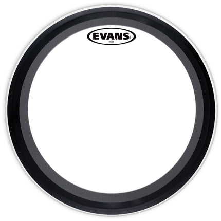 EVANS BD22EMADCW 22" DERİ KİCK KUMLU BEYAZ SÜNGERLİ TEK KAT (10 MİL)
