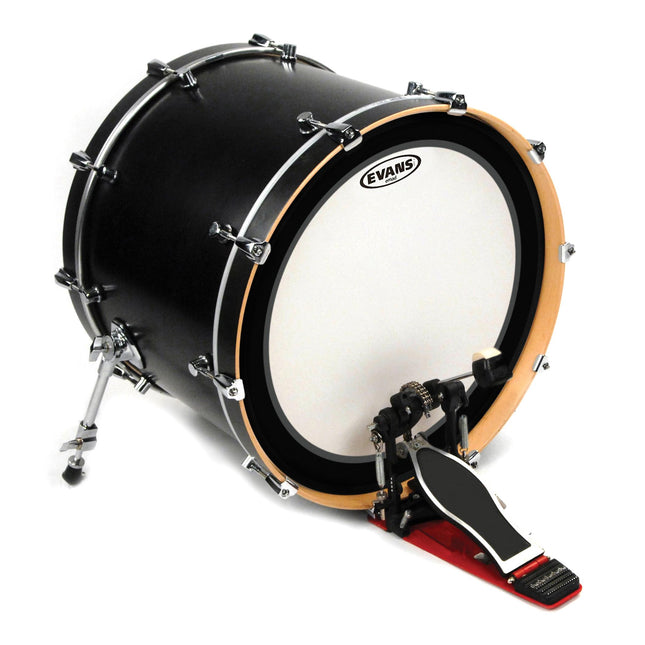EVANS BD22EMADCW 22" DERİ KİCK KUMLU BEYAZ SÜNGERLİ TEK KAT (10 MİL)