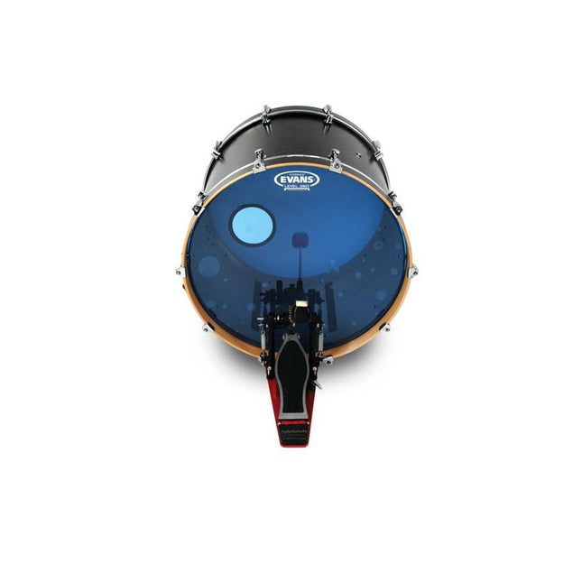 EVANS BD22HB 22" DERİ HYDRAULIC MAVİ KİCK CLEAR YAĞLI ÇİFT KAT