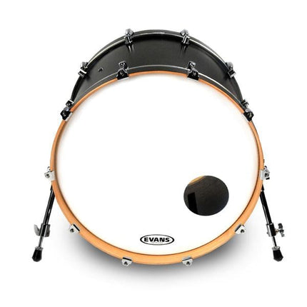 EVANS BD22RSW 22" DERİ RESONAT SMOOTH KİCK BEYAZ ÖN DELİKLİ TEK KAT