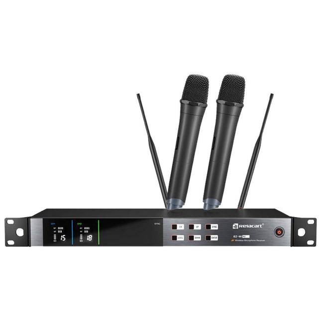 EZ.Mi2 Handheld Mic | Dual-Channel True Diversity Wireless Microphone System
