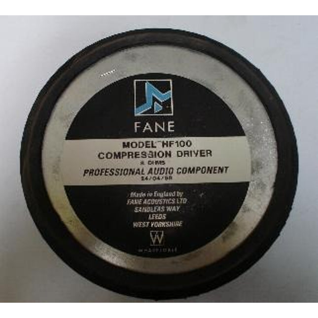 Fane Hf 100 8 Ohms Diaphragm / Membrane
