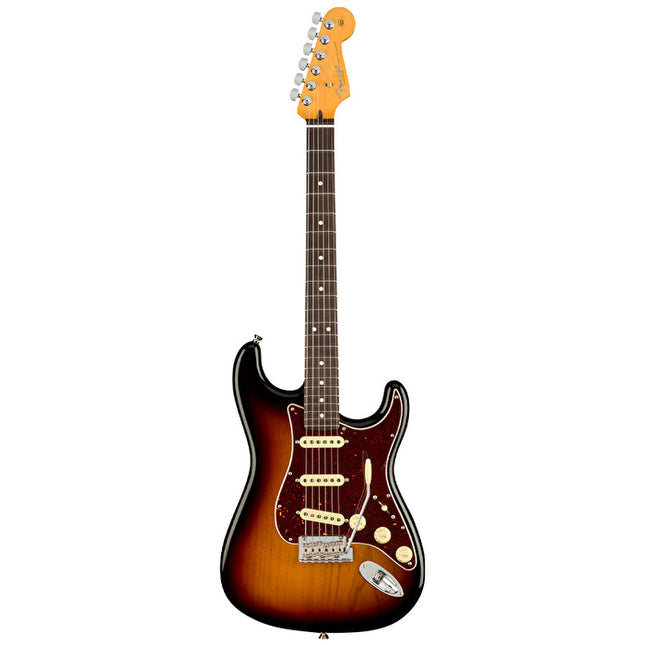 Fender 0113900700 American Professional II Stratocaster Elektro Gitar (3-Color Sunburst) | Gülağacı Klavye Sıcak Strat Tonları ve Deep C Sap Profili
