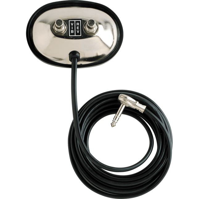 Fender 2-Düğme Vintage-Style Vibrato / Reverb On/Off 1/4 Jack Footswitch