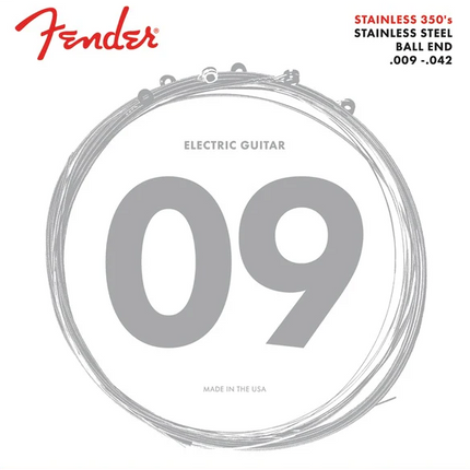 Fender 350L Stainless Steel 350's Elektro Gitar Teli (9-42) 0730350403